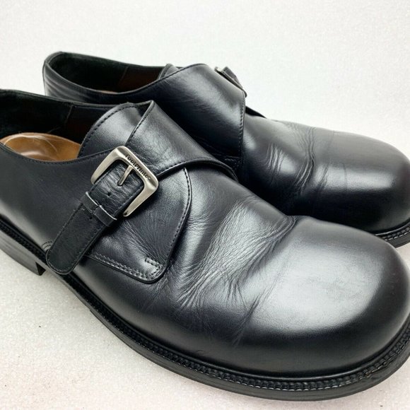 Birkenstock Footprints Mens Shoes Black Leather main image 7